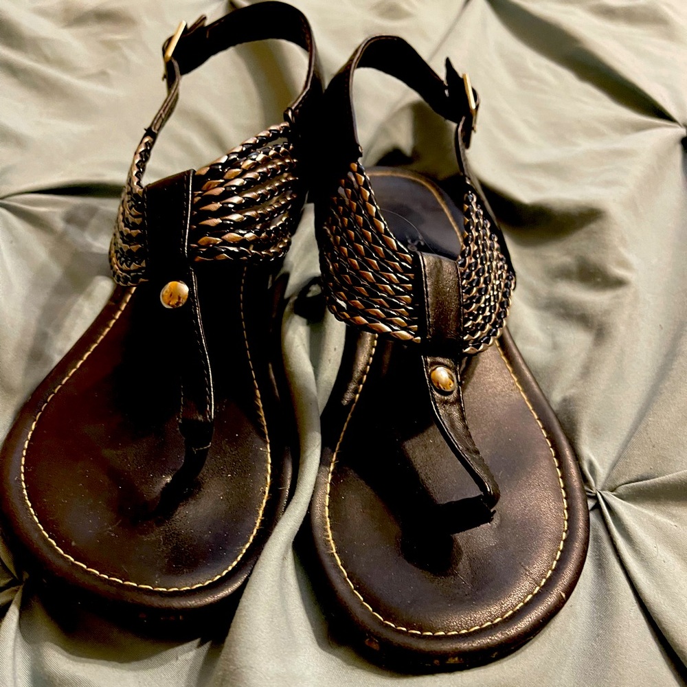 Black sandals